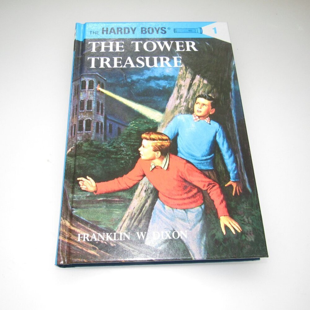 Hardy Boys #1 The Tower Treasure Hardcover – Franklin W. Dixon – Iconic Vintage